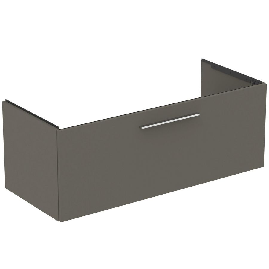 Wastafelmeubel 1200x505x440mm 1 La Mat Quartz Grijs I.life B