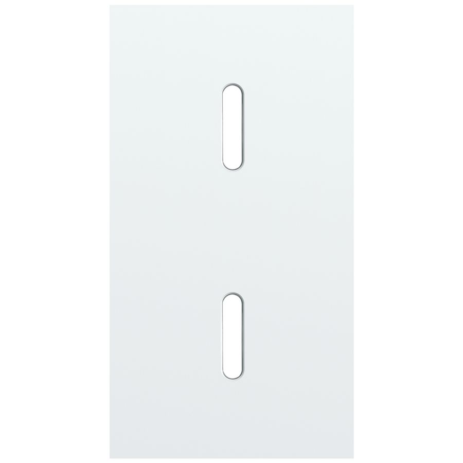 Tweevoudige afdekpl. verticaal 71mm centerafstand twee enkel