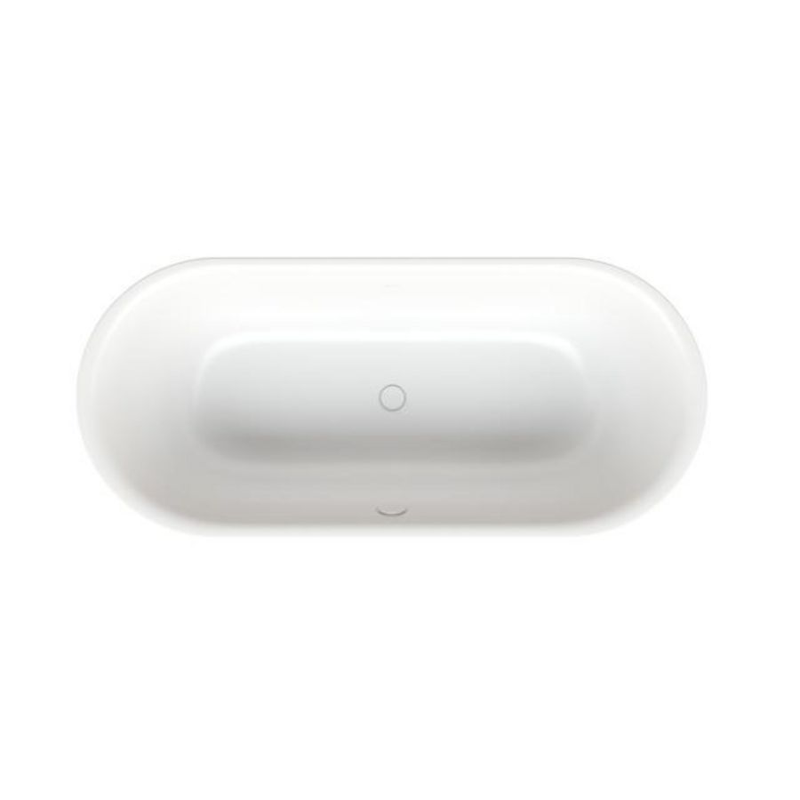 Bad BetteLux Oval 1800x800mm Edelweiss BetteGlazuur Plus