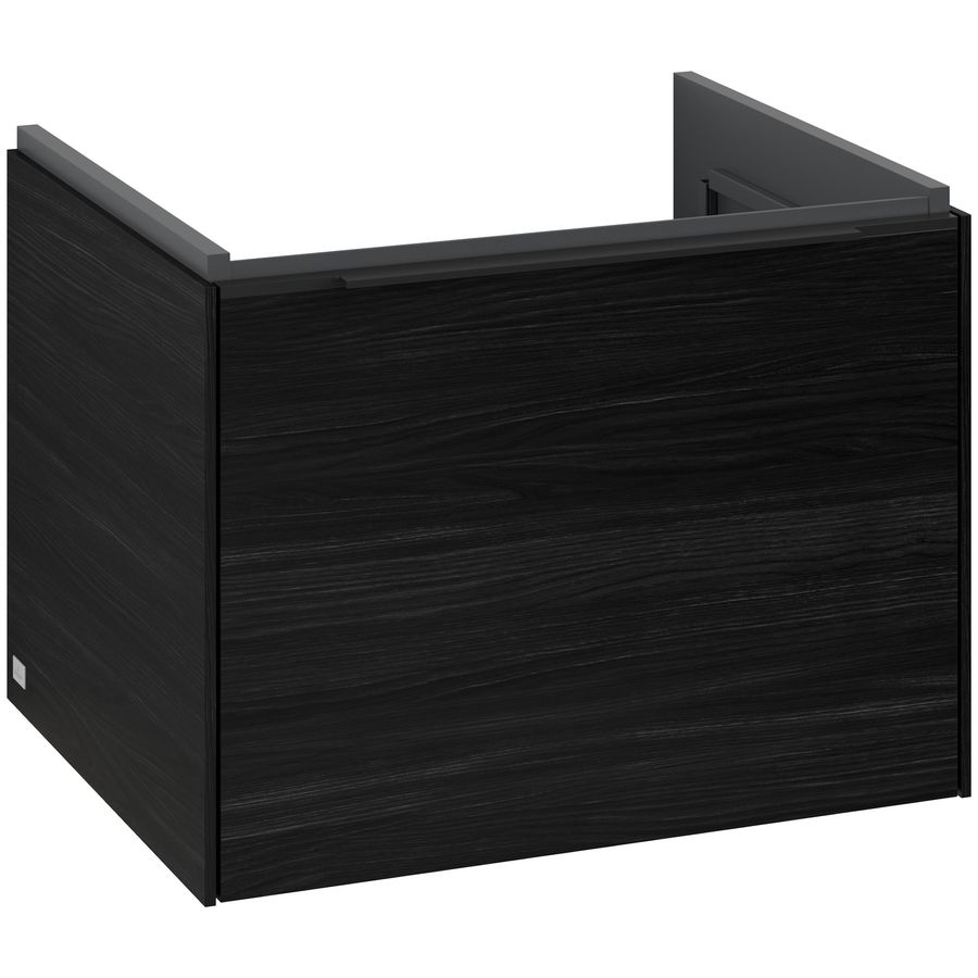 Wastafelonderkastkast SUBWAY 3.0 572x429x478mm Black Oak C577L1AB greep Volcano Black