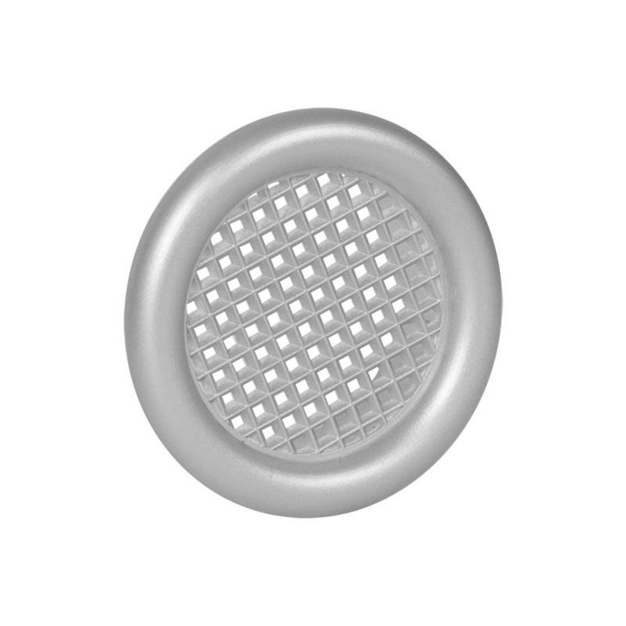 Ventilatierooster kunststof Ø32mm alu