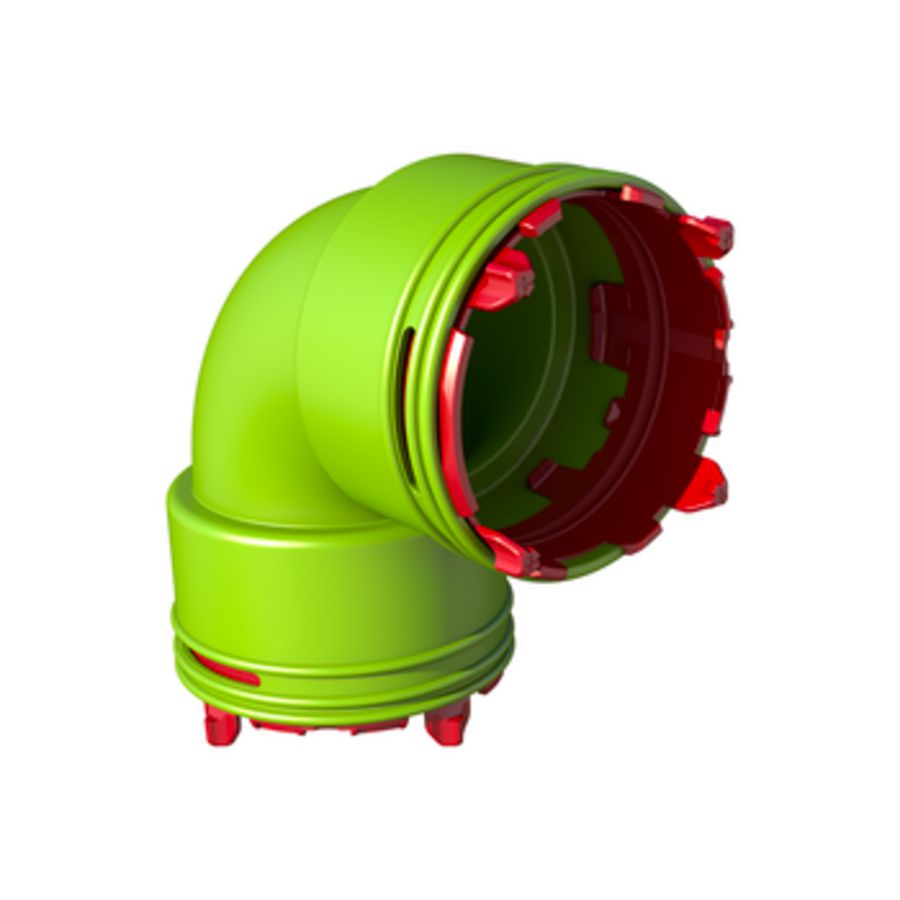 Bocht Ø75mm 90° AE34C Air Excellent