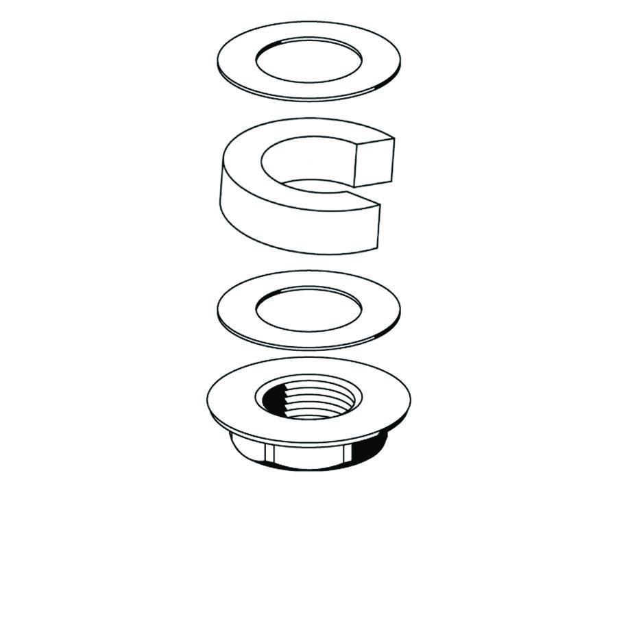 Petit SC bevestigingsset voor wastafel 06