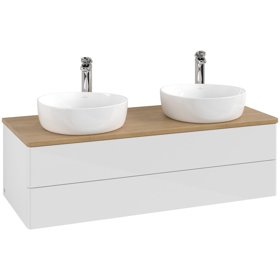 Wastafelonderkast Antao 1200x360x500mm G.White.L K24051GF