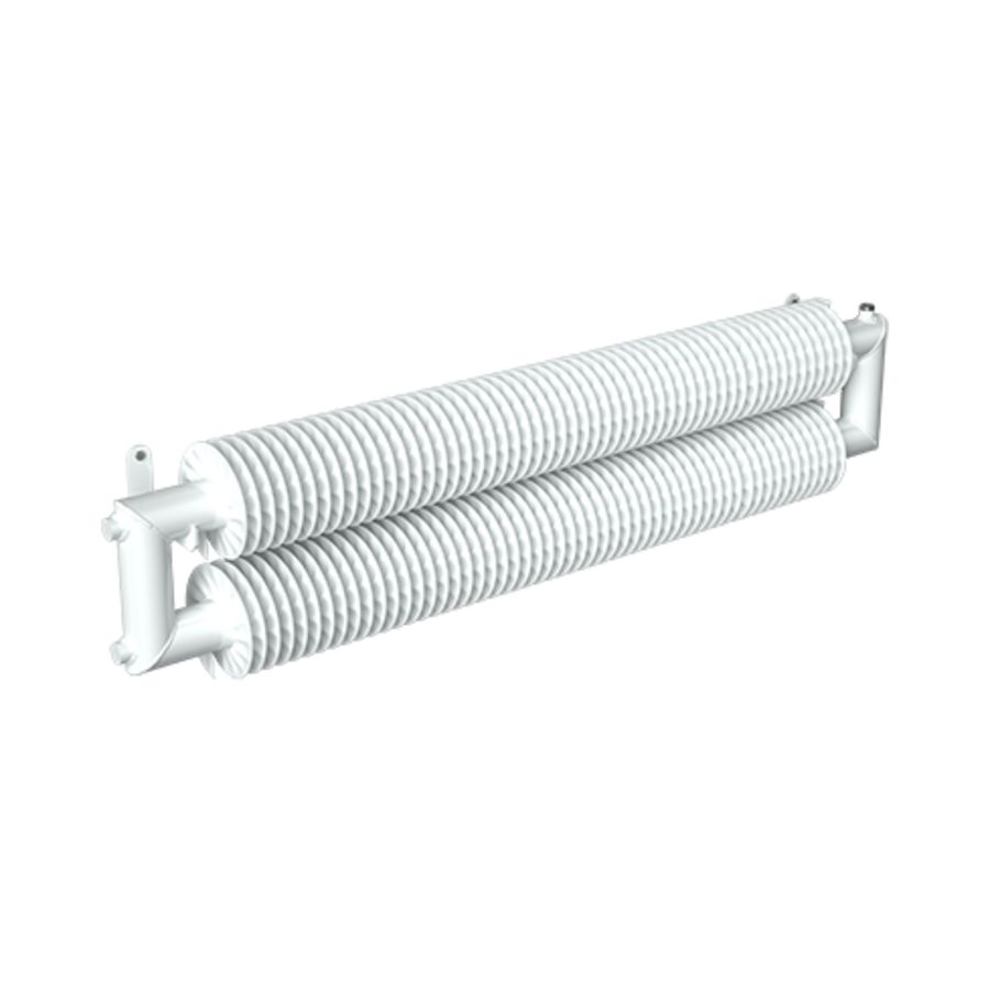 Ribbenbuis conv. D76 lgt. 3500mm wand T2 2 buis H 3175W