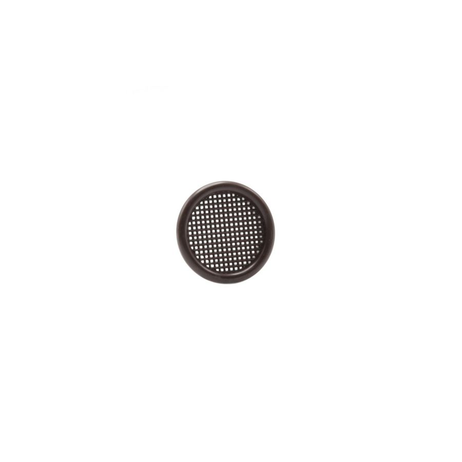 Ventilatierooster kunststof Ø45mm donkerbruin