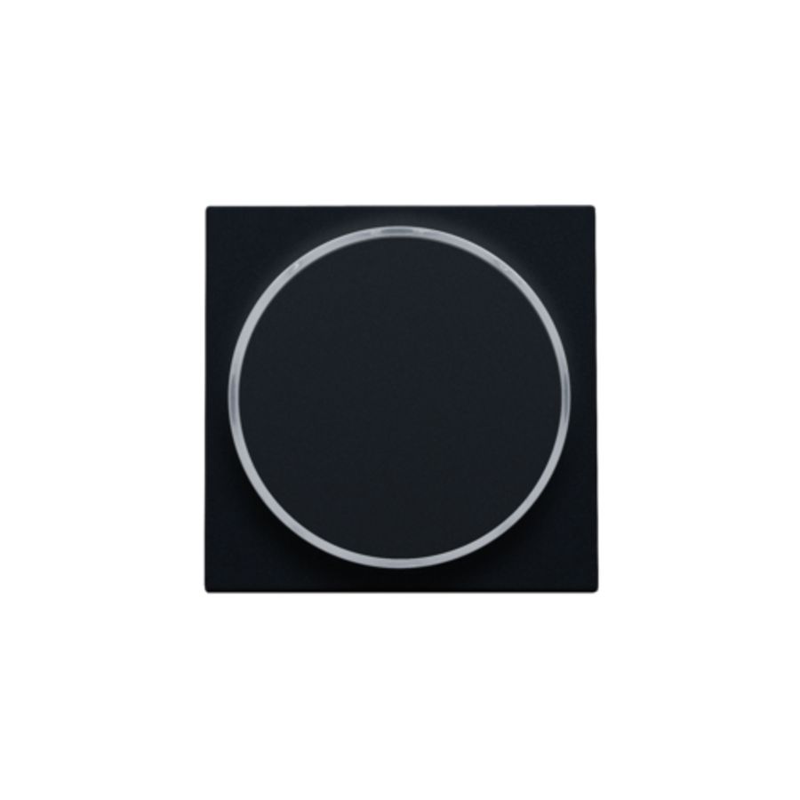Afwerkingsset doorschijnende ring z. symbool 6A black c.