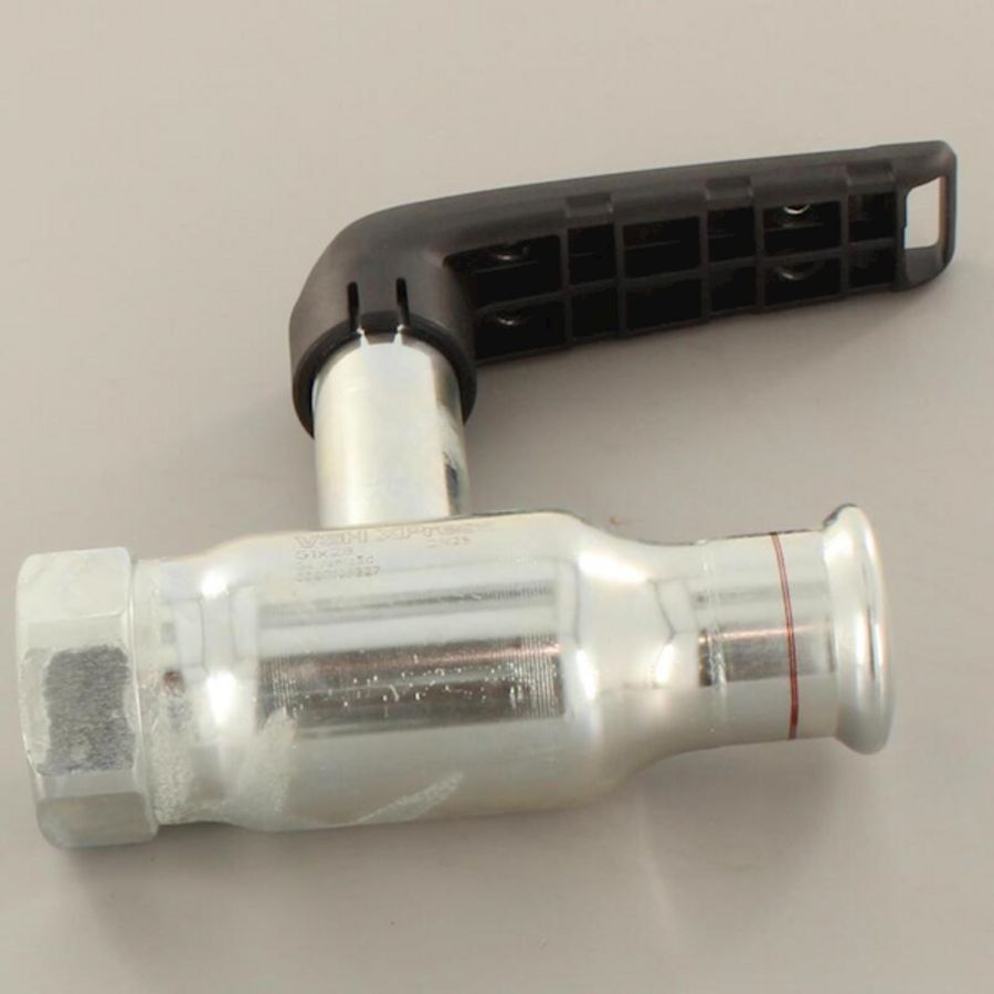 Kogelafsluiter Xpress STAAL + verl. spindel FF 28xG1 XPR1100