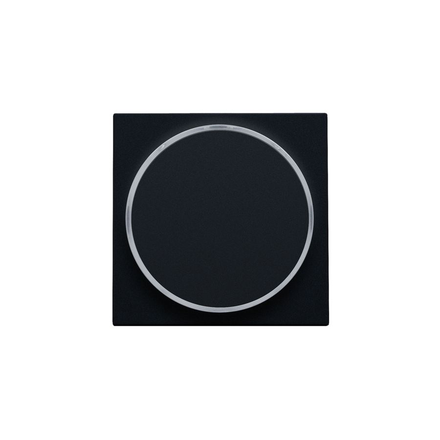 Afwerkingsset doorschijnende ring z. symbool 6A black c.