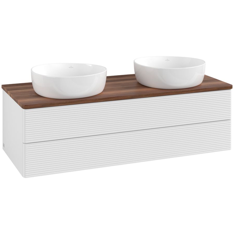 Wastafelonderkast Antao 1200x360x500mm G.White.L K24112GF