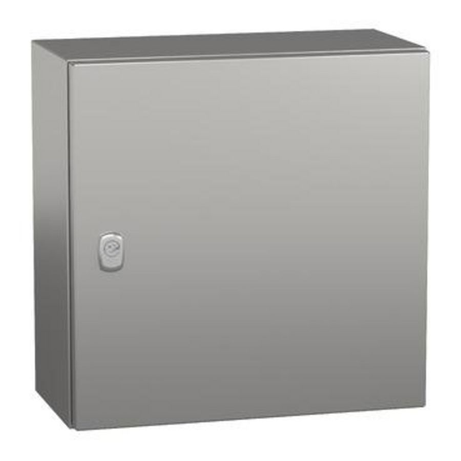 Kast Volle deur 400x400x200mm RVS 304L Scotch Br Spacial S3X