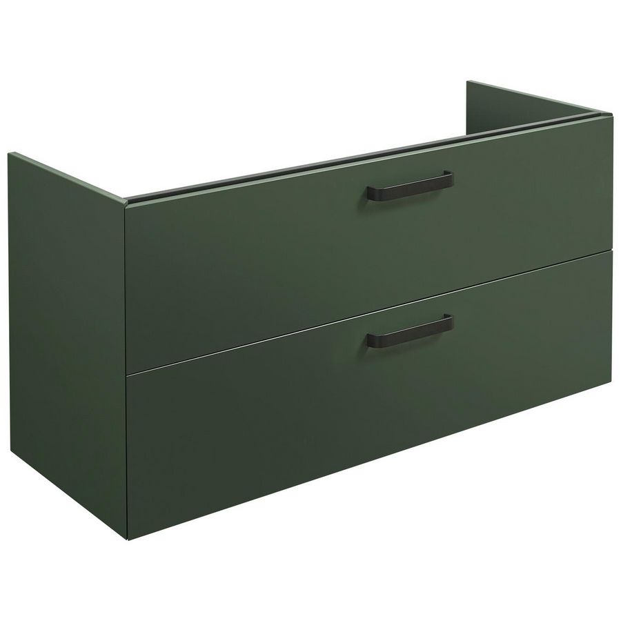 Onderkast DeLuxe (60x45cm) met 2 lades met handgreep - 14 - Light green mat gelakt