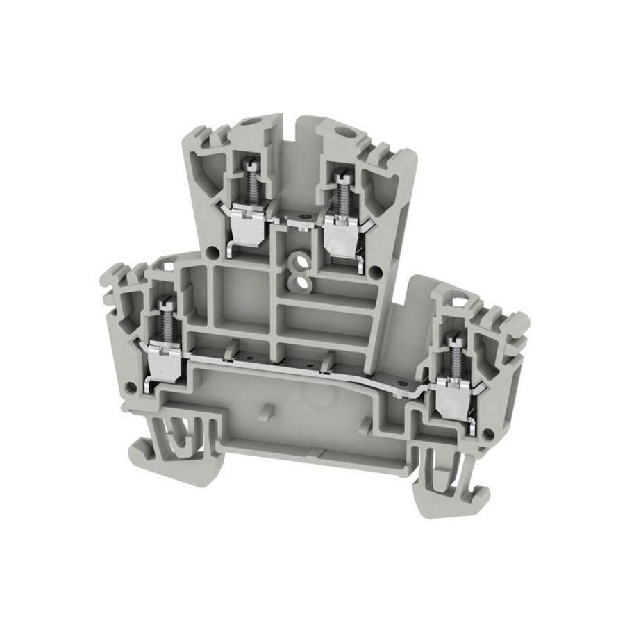 Klemrail grijs 2.5mm² 400V 4 1255280000 VVE=100