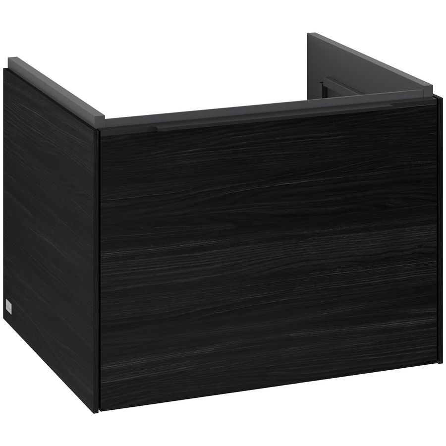 Wastafelonderkastkast SUBWAY 3.0 572x429x478mm Black Oak C57701AB greep Volcano Black