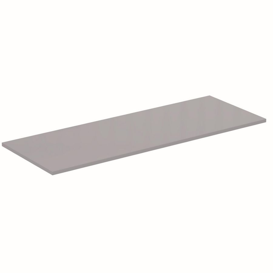 Afdekblad Connect air 1204x442x18mm glanzend lichtgrijs