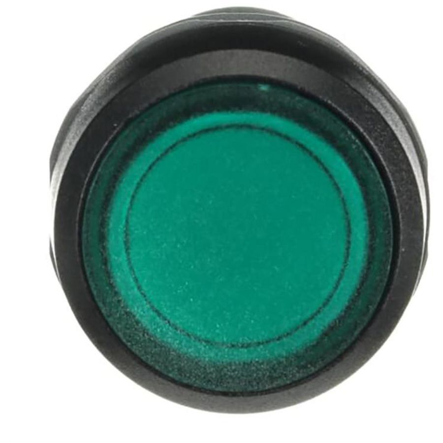 Vlakke knop terugverend 1NO LED 100-130Vac/1SFA619100R1212