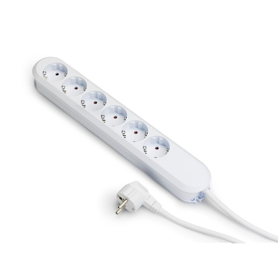 Smart 6x 230V RA 1,5mmet RA stekker wit