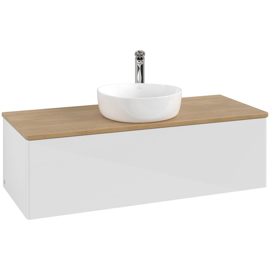 Wastafelonderkast Antao 1200x360x500mm G.White.L K32051GF