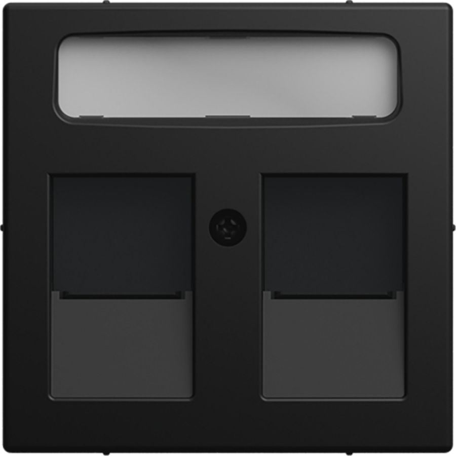 cpl 2xmod jack schuifjes SI-B-matzwart (1800-915)