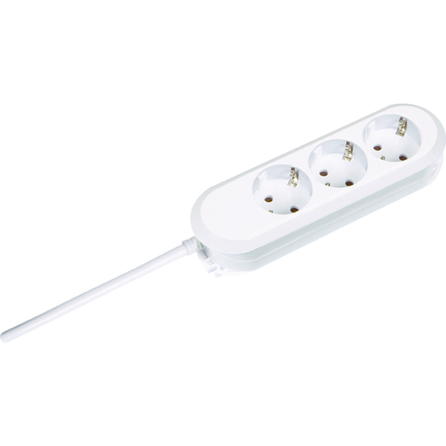 Smart 3x 230V RA 1,5mmet RA stekker wit