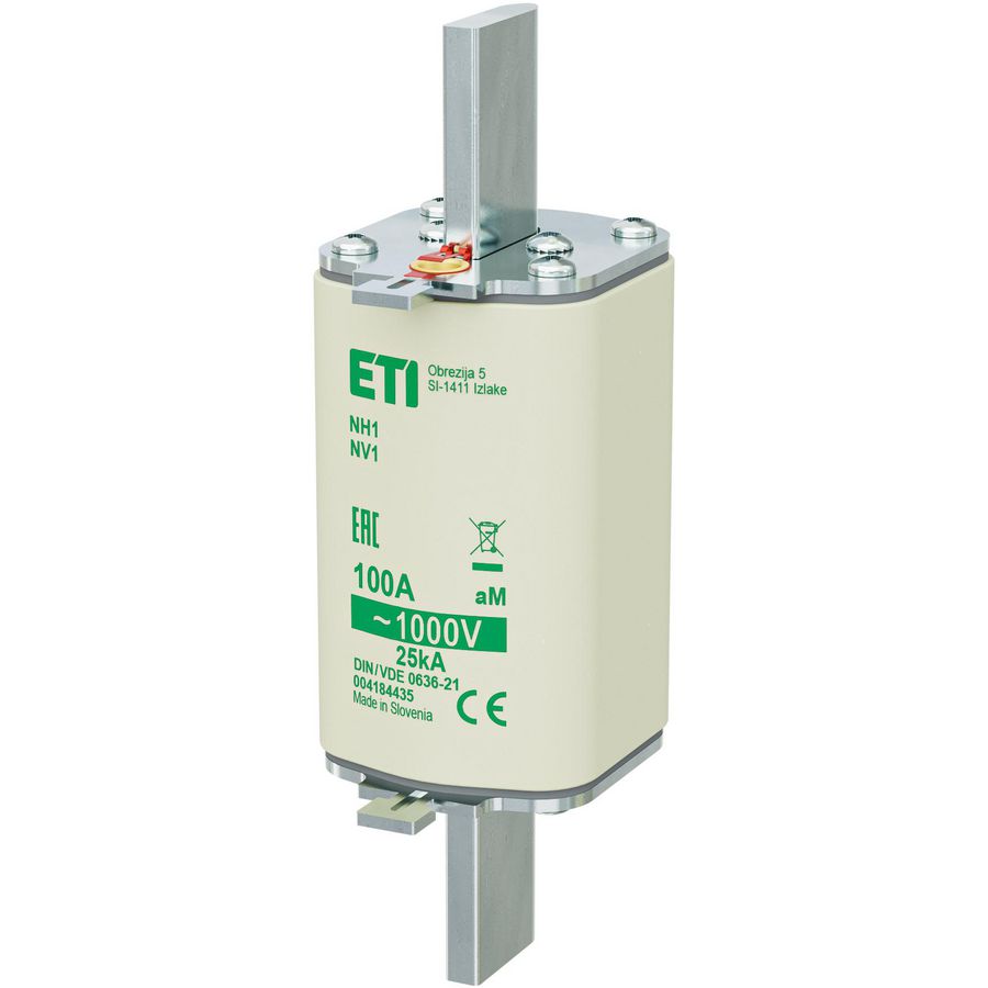 Zekering NH1/85 aM 100A/1000V 4184435