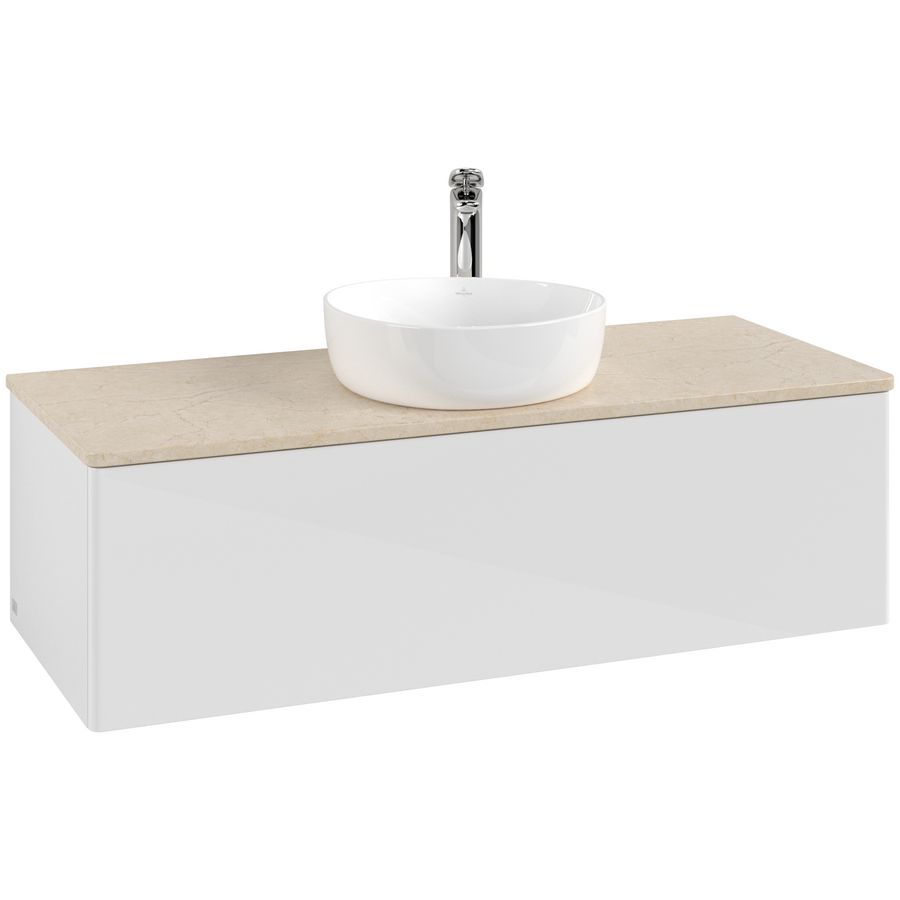 Wastafelonderkast Antao 1200x360x500mm G.White.L K32053GF
