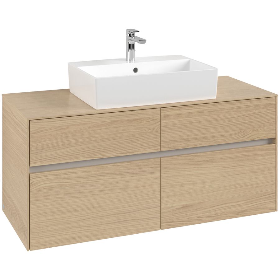Wastafelonderkast Collaro 1200x548x500mm Nord.Oak C12800VJ