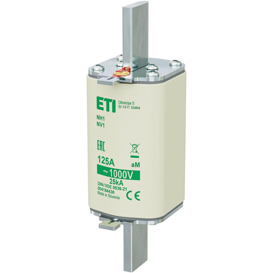 Zekering NH1/85 aM 125A/1000V 4184436