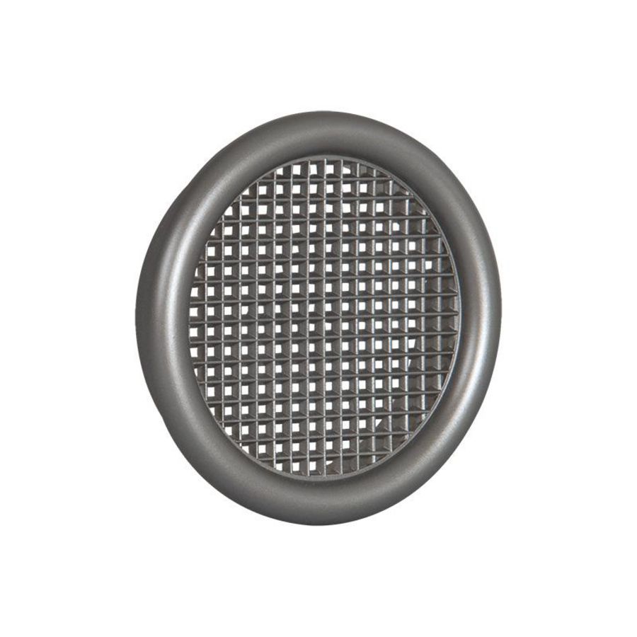 Ventilatierooster kunststof Ø45mm RVS