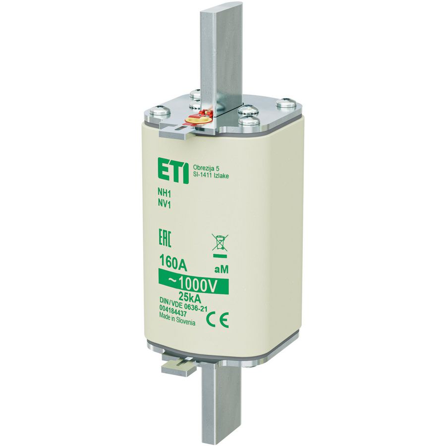 Zekering NH1/85 aM 160A/1000V 4184437