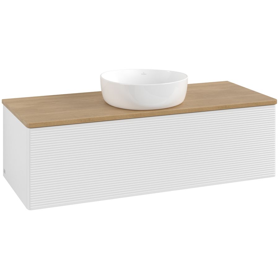 Wastafelonderkast Antao 1200x360x500mm G.White.L K32111GF