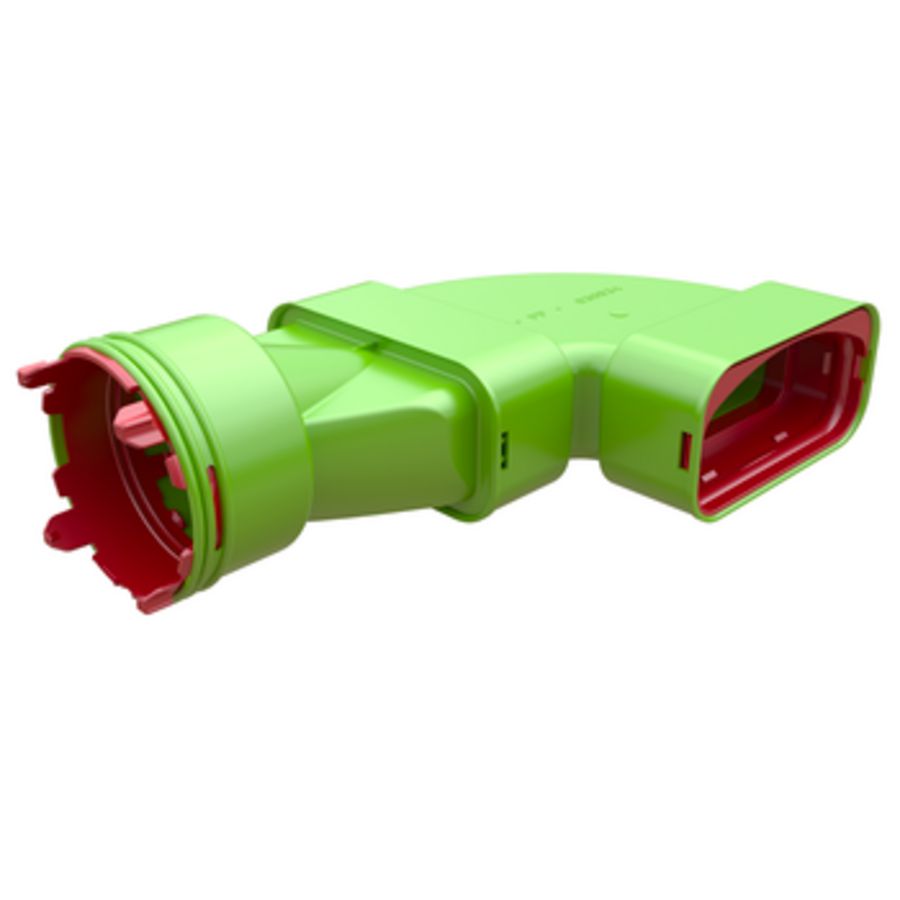 Verloopbocht AE55sc 60x130mm x  AE48c Ø90mm Air Excellent set