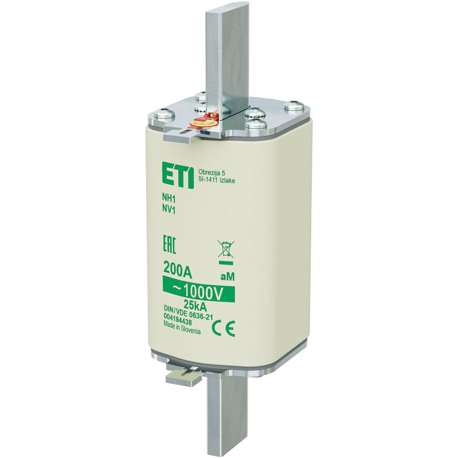 Zekering NH1/85 aM 200A/1000V 4184438