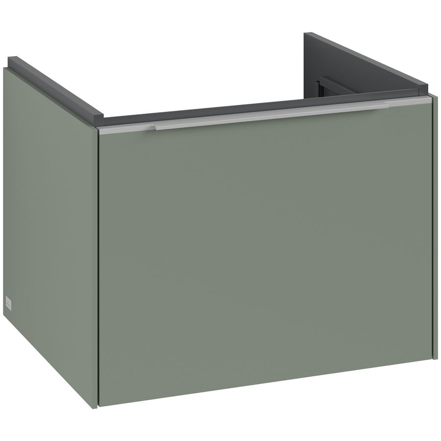 Wastafelonderkastkast SUBWAY 3.0 572x429x478mm Soft Green C57700AF greep alu. glans