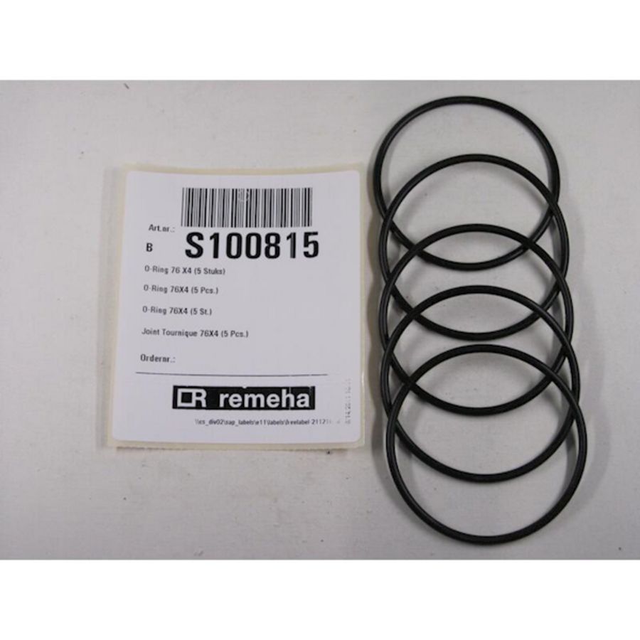 Set a 5st. O-ring 76x4 Calenta S100815