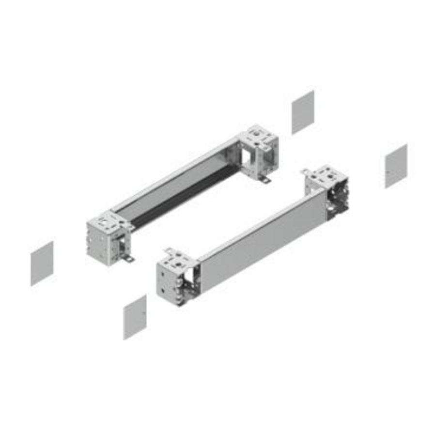 Sokkel voor frontpaneel 1000x100mm RVS 304L Spacial