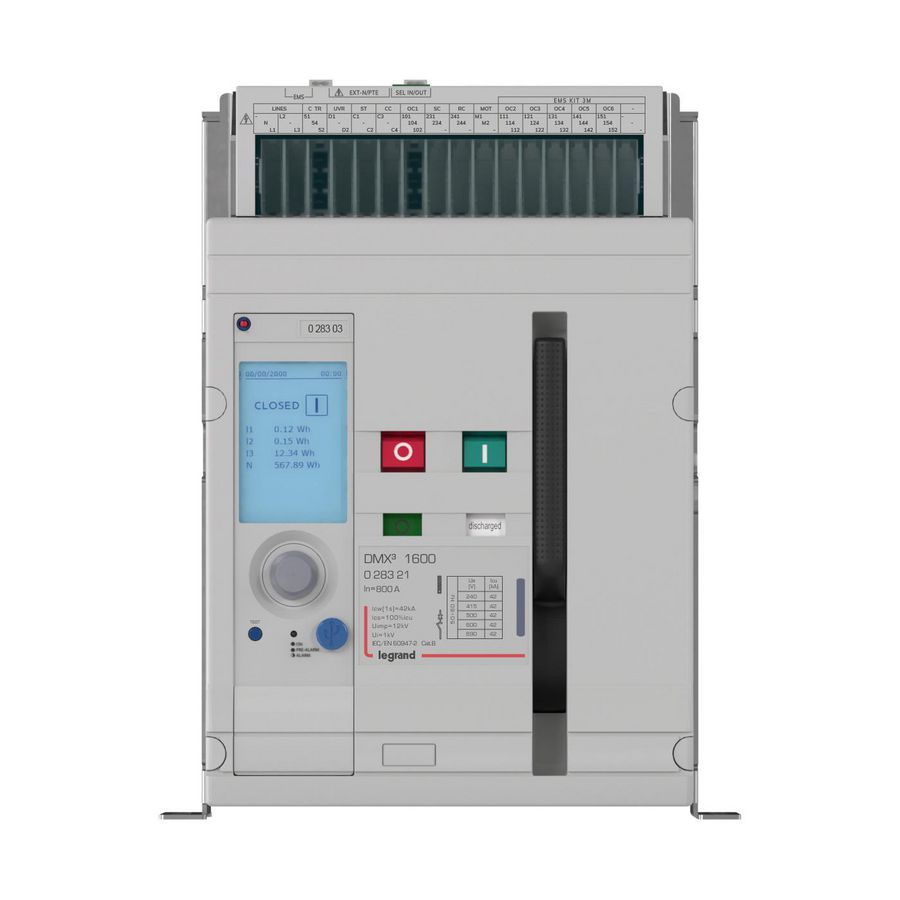 DMX³ 1600, 42kA, 3P, vast, 800A
