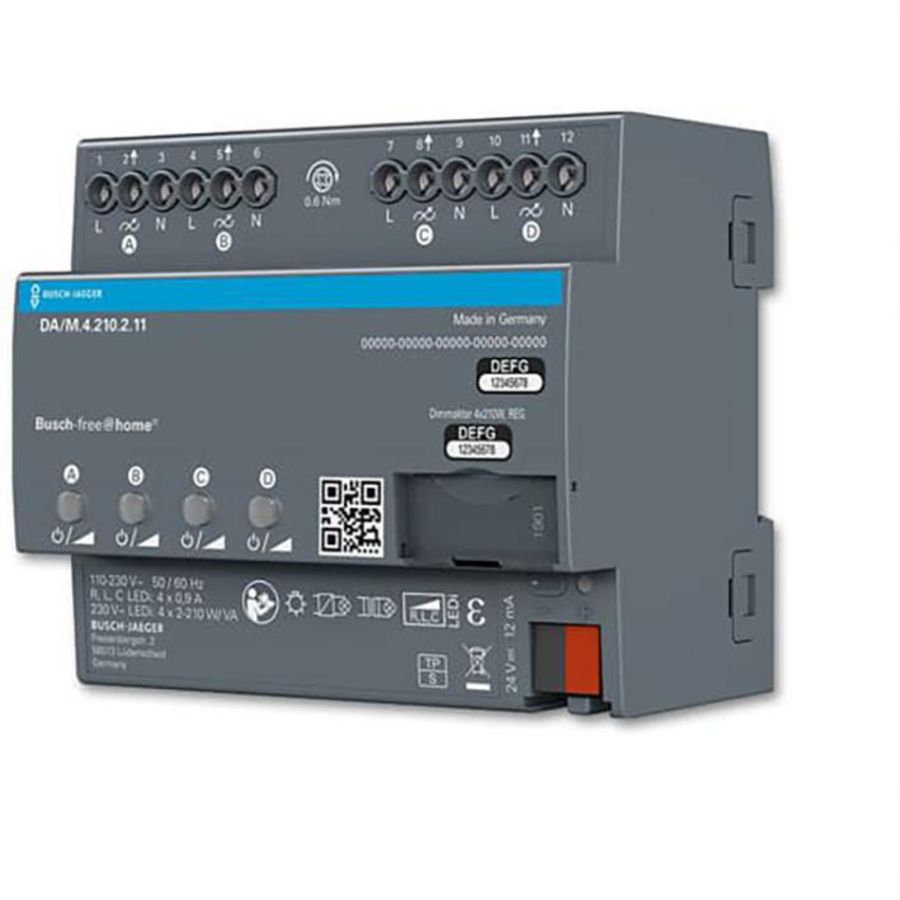 Fh LED Dimmer 4v, 210W/VA DINr (DA/M.4.210.2.11)