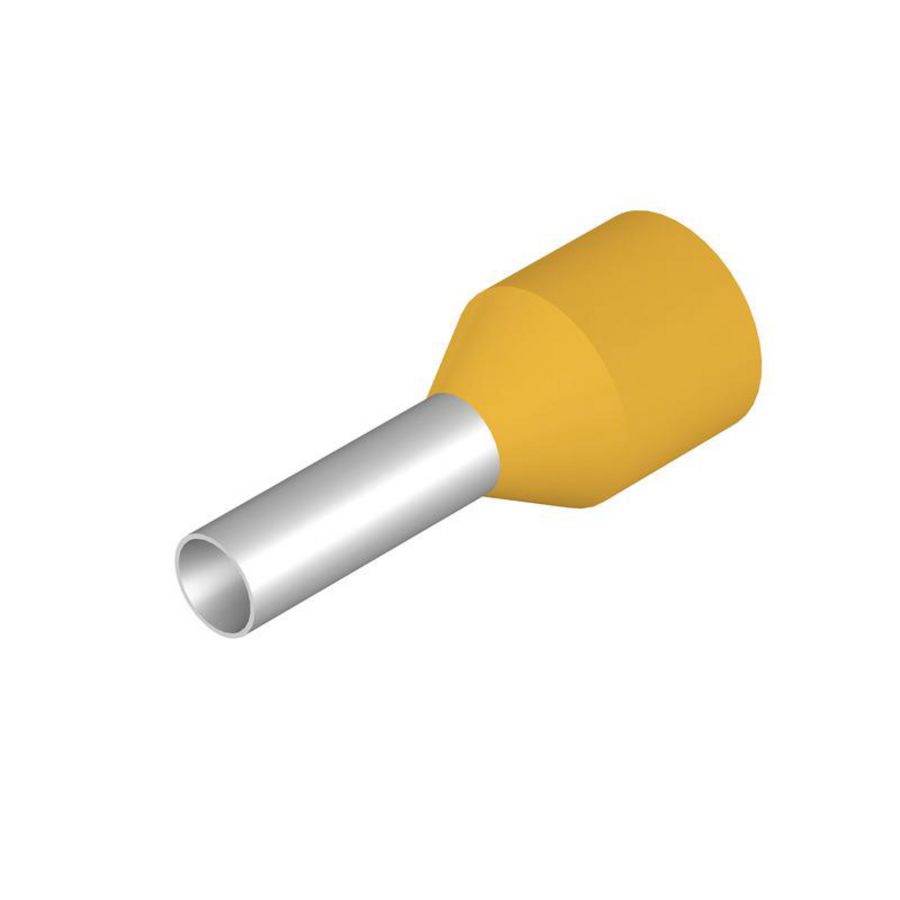 Adereindhuls 6mm2 Stripping l: 17mm geel VVE=100