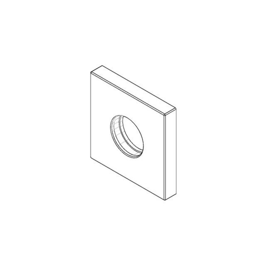 Rozet 55x55x9mm chr 082797505-00