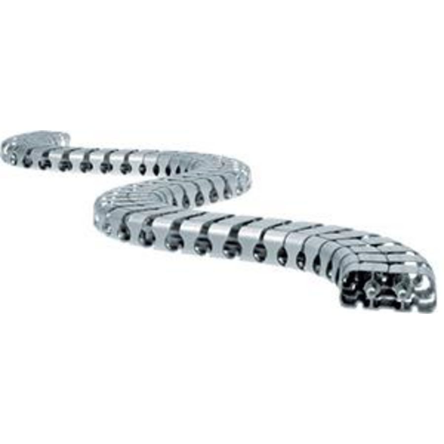 Cable Snake Classic 1m zilvergrijs