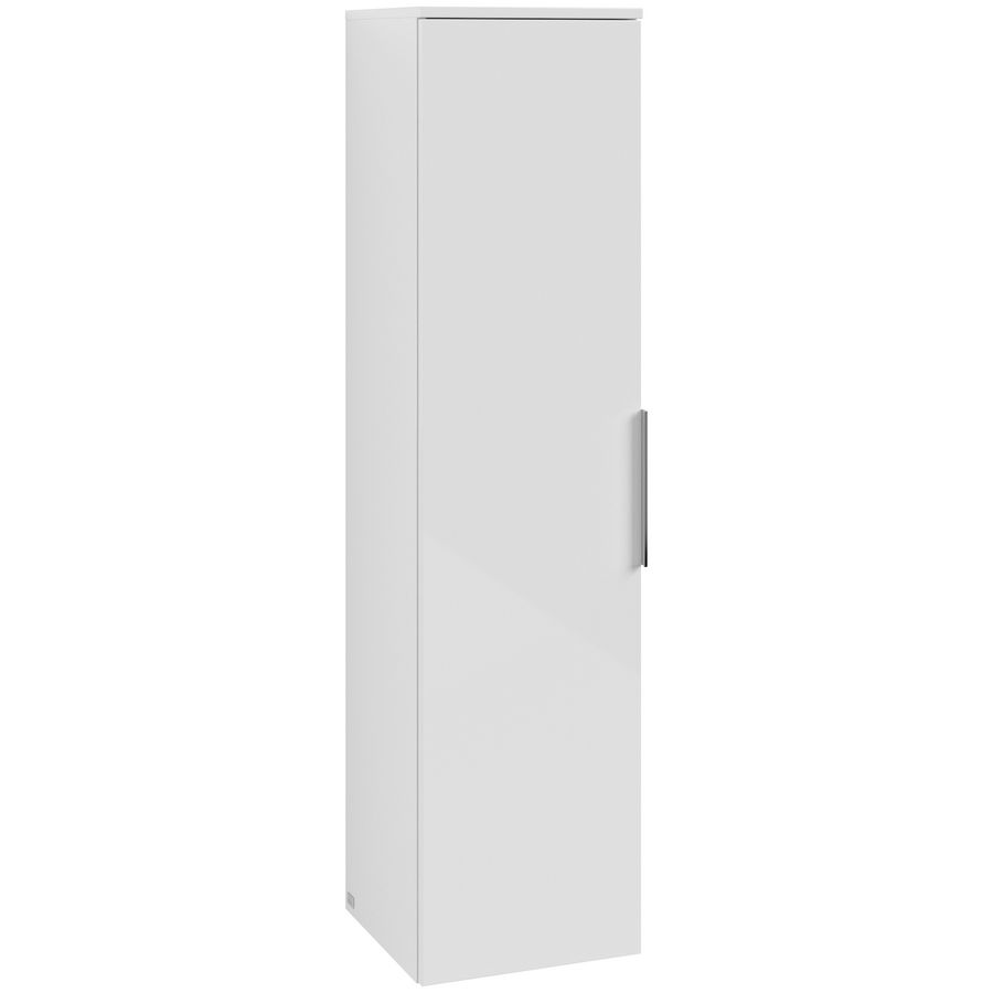 Hoge kast ARCHITECTURA 350x1400x346mm White B89600VS greep alu. glans