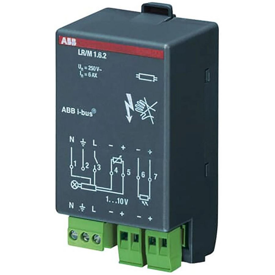 Lichtregelmodule KNX 1-voudig 230V AC 1x 6A (LR/M1.6.2)