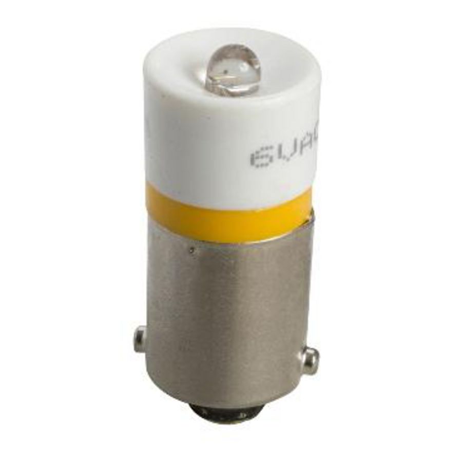 LED-lamp BA9S 24V AC/DC Geel Harmony VVE=10