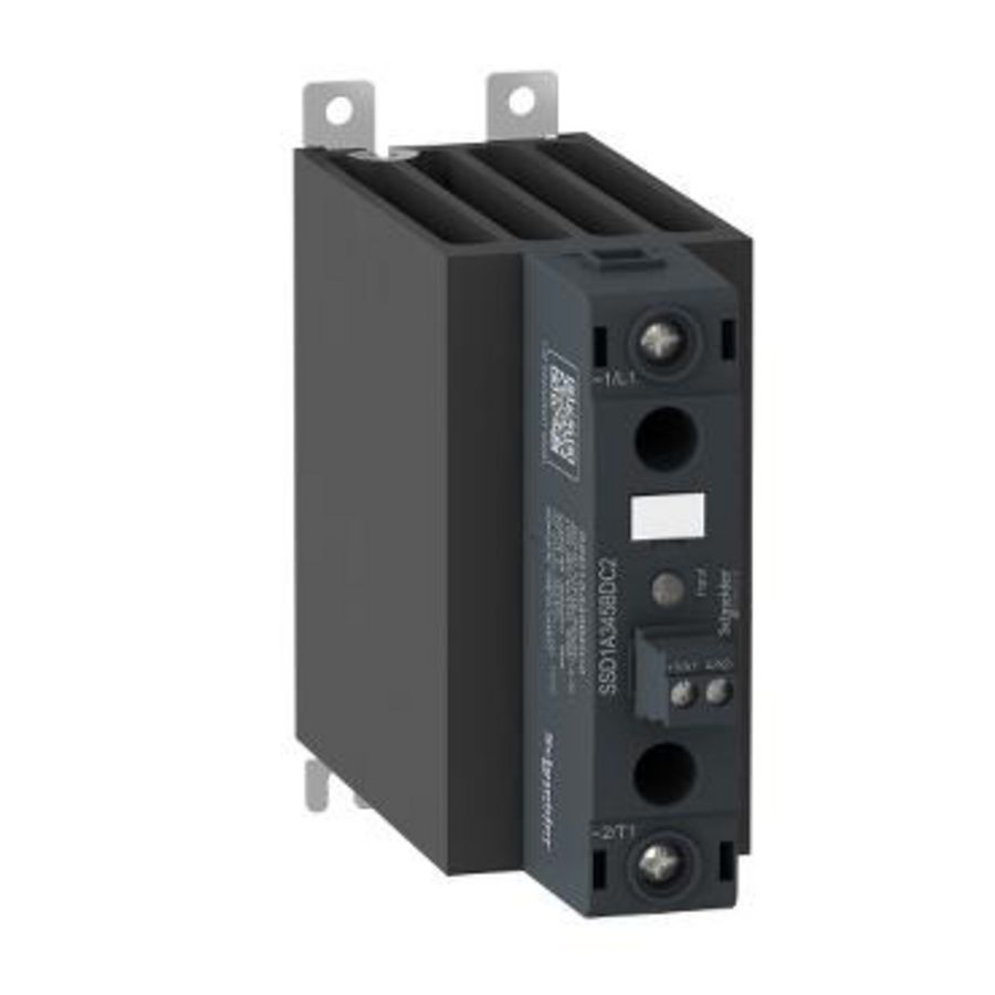 Solid state relay-DIN rail 1phase 48-600Vac output 4-32Vdc