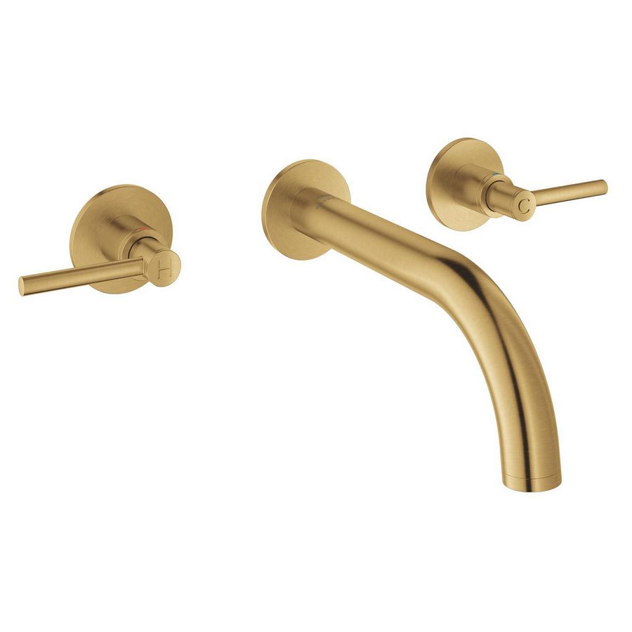 3-Gats Wandmengkraan  Cool Sunrise Geborsteld Atrio (Spa)