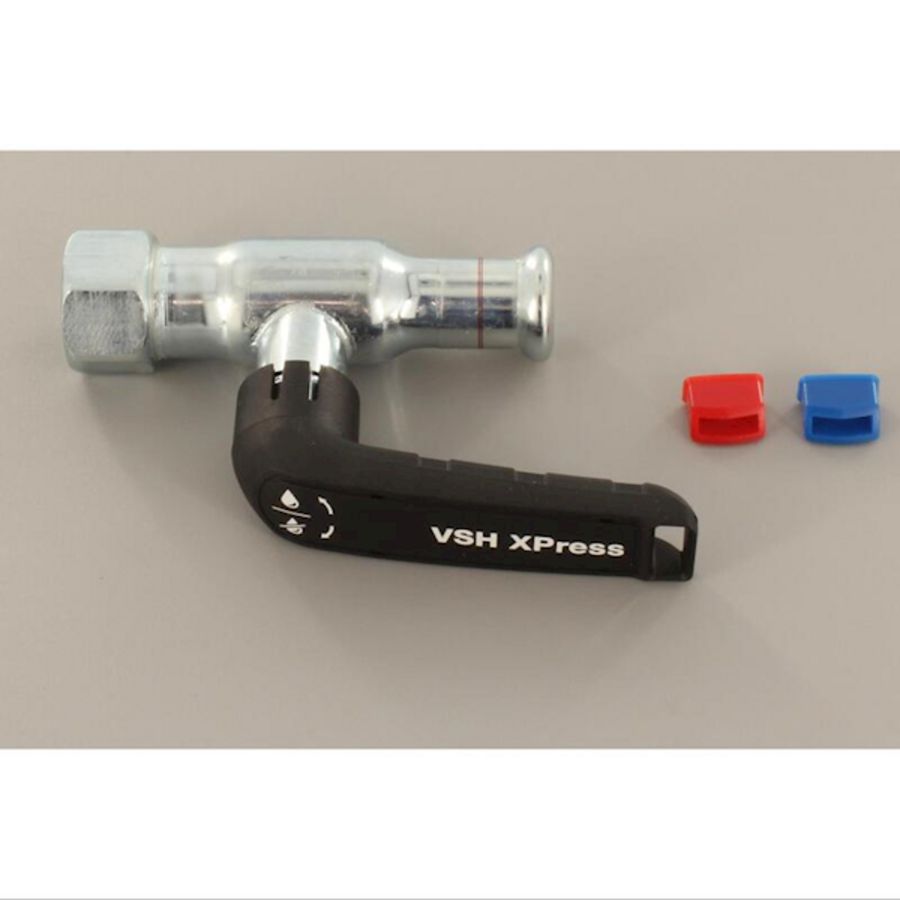 Kogelafsluiter Xpress STAAL+verl.spindel+wartel  35xG1.1/2" XPR1140