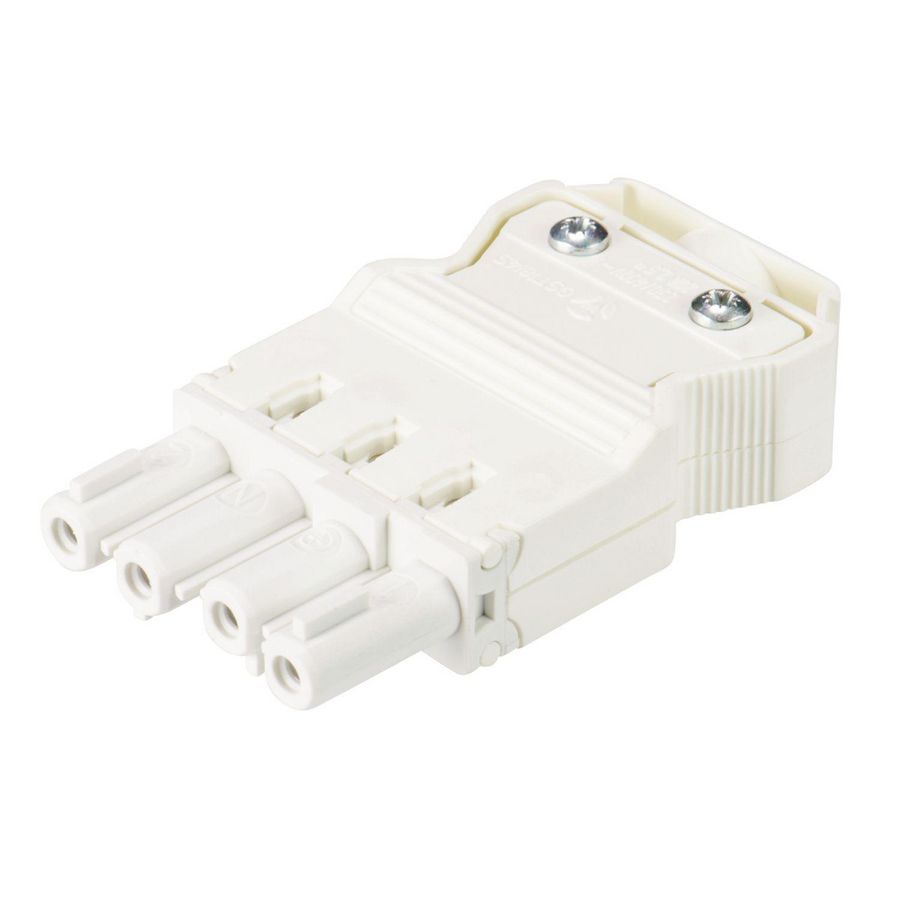 Kabelsteker GST18I4 female wit schroef 92.943.3053.0 VVE=50
