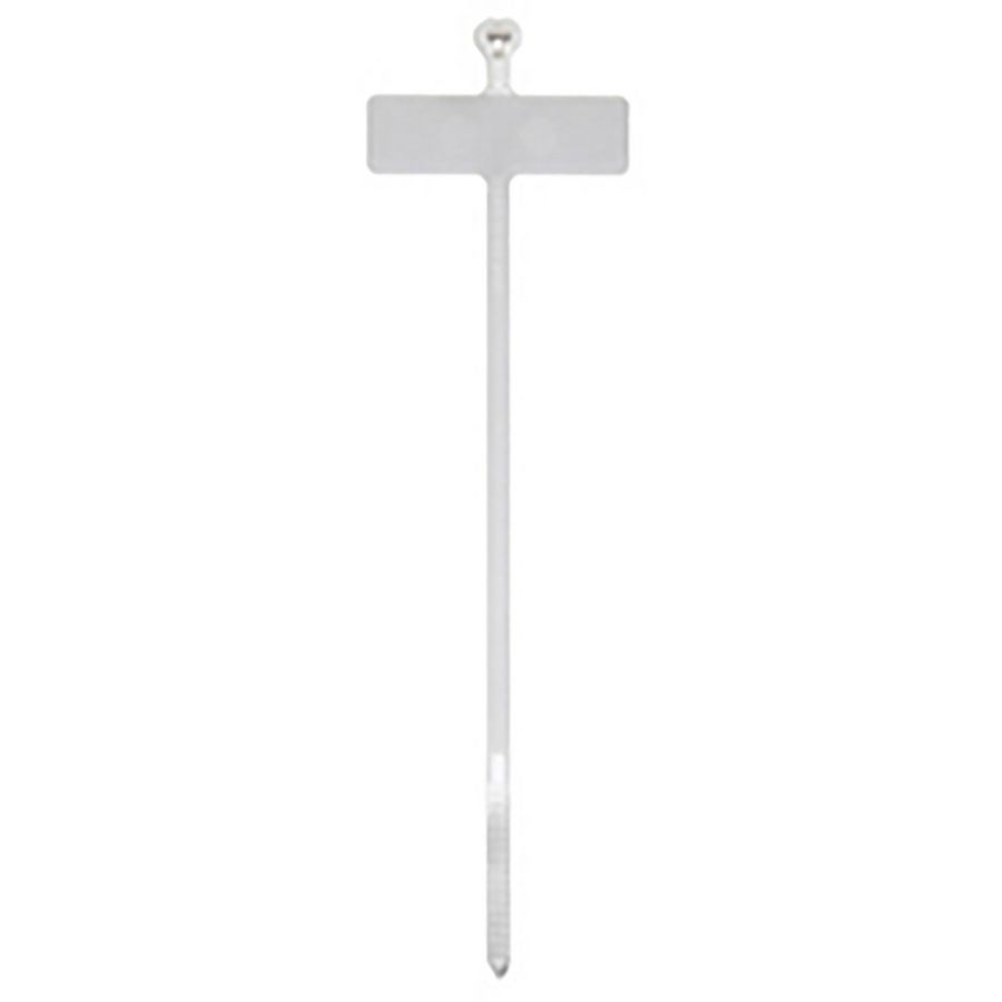 Kabelbinder TY-RAP tekst 1-voudig RVS lip 92x2,4mm Nat. VVE=500