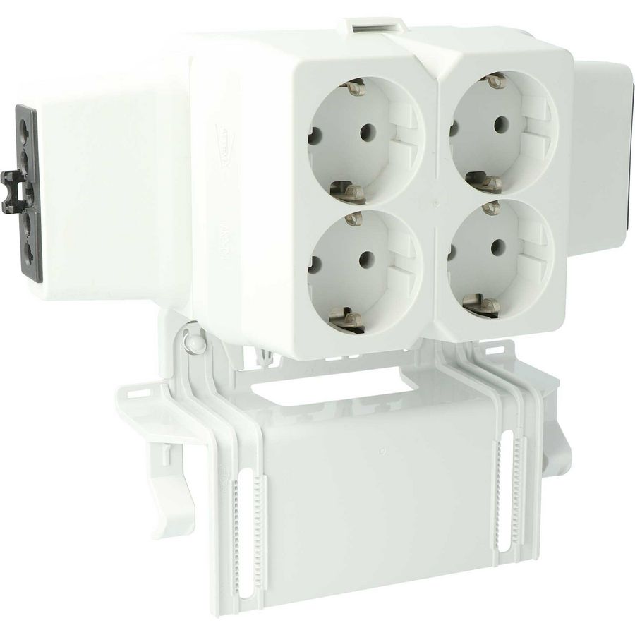 Contactdoosdeksel AK2-S/GZ/WIK 5p met 4-voudige L1 WIELAND